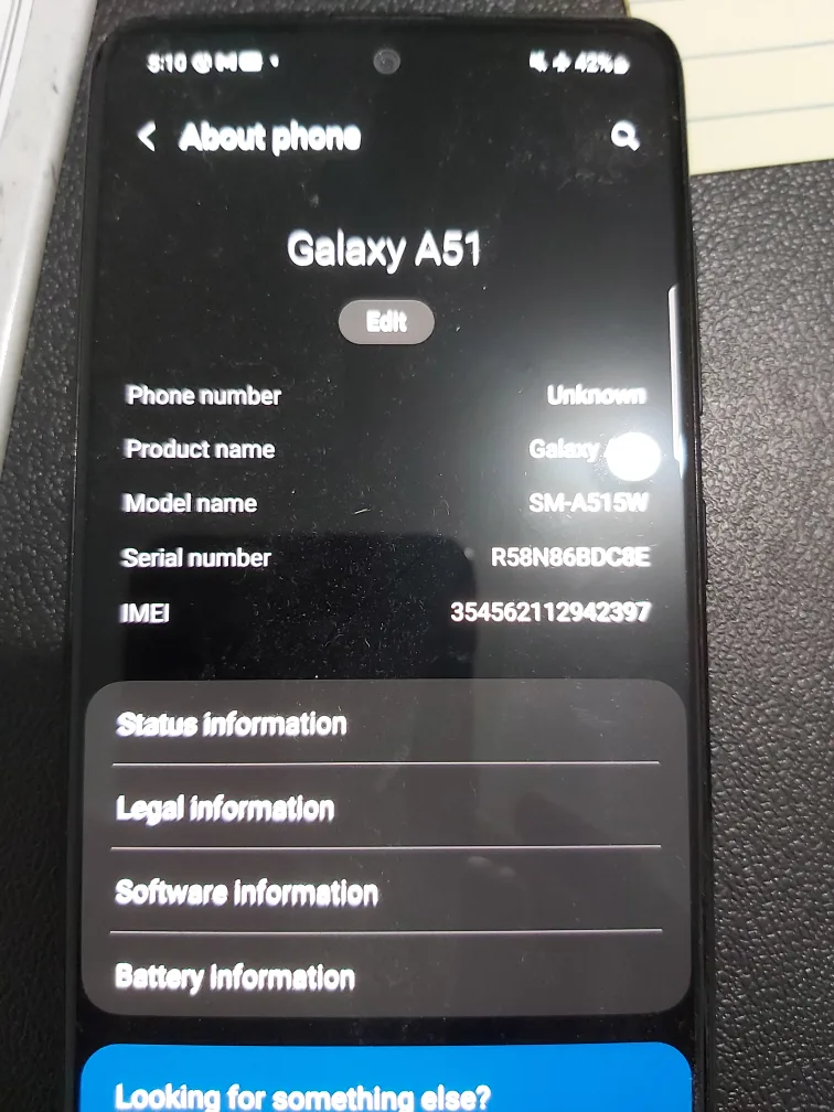 Samsung Galaxy A51 - SM-A515W thumbnail