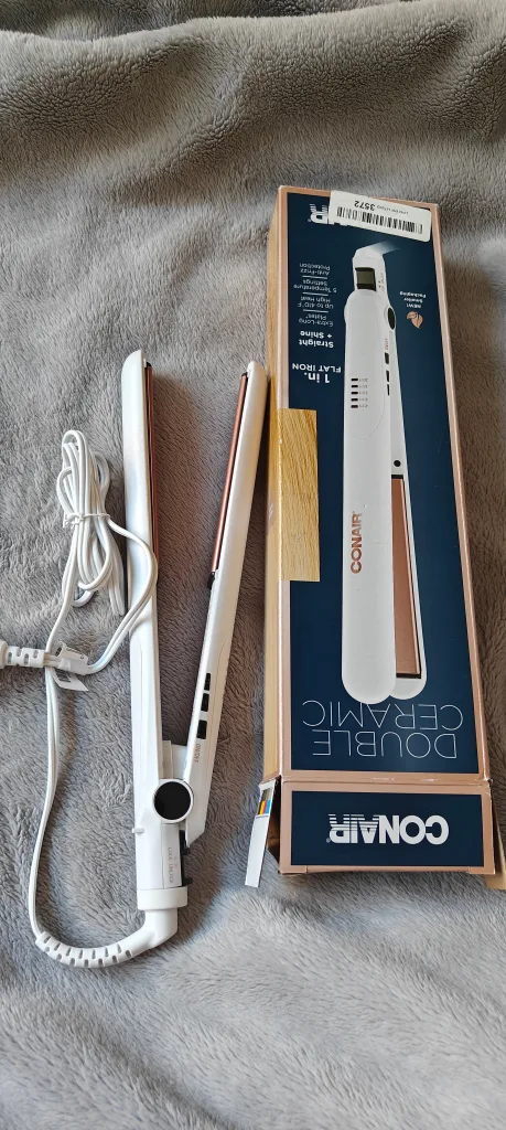 Conair Double Ceramic 1-inch Flat Iron - New in Box! image indicator(3)