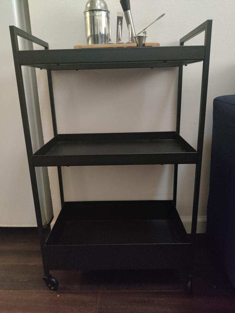 Black Ikea Nissafors Kitchen Cart - photo 2