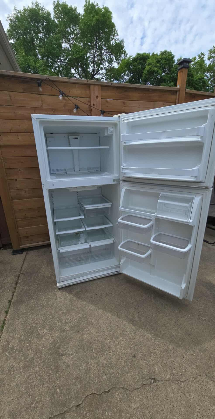 White refrigerator