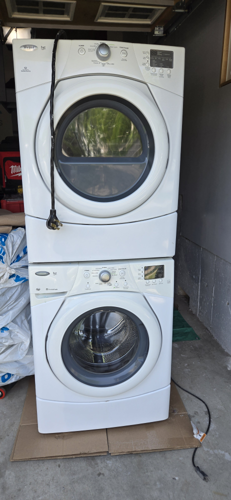 Stackable Whirlpool Duet Washer and Dryer Set