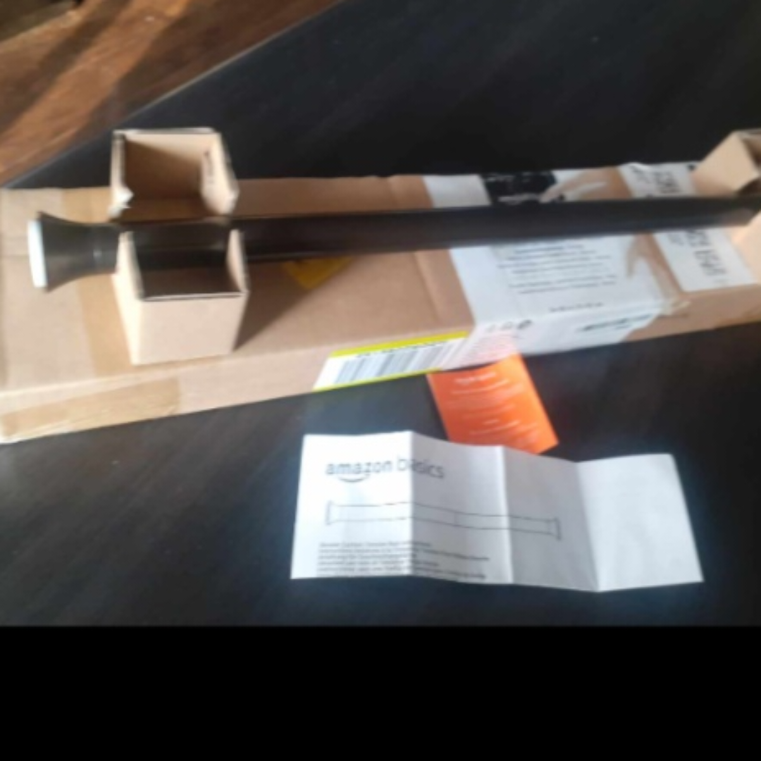 Amazon Basics Tension Shower Rod - Bronze - photo 2