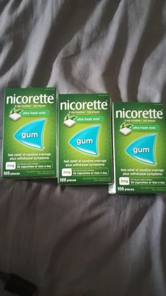 Nicorette Ultra Fresh Mint Gum thumbnail