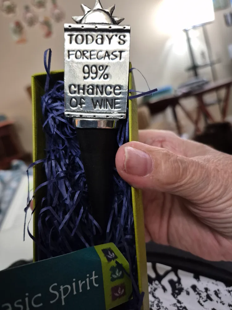 Classic Spirit Wine Stopper - New in Box!