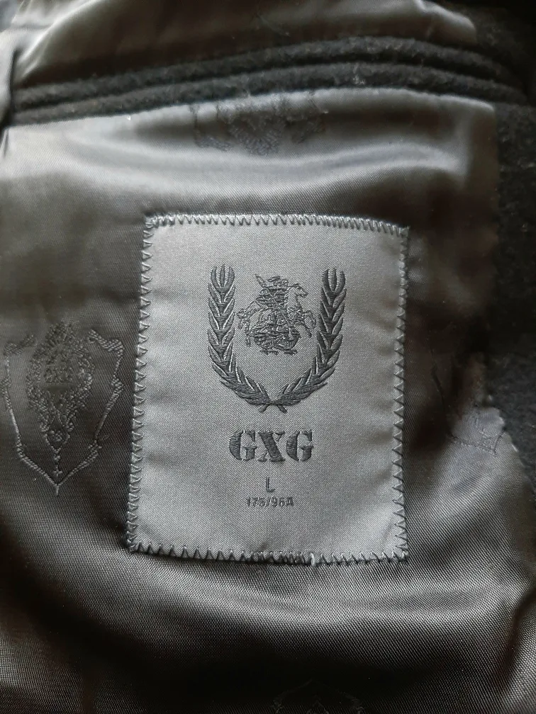 GXG Black Wool Coat - Size L image indicator(4)