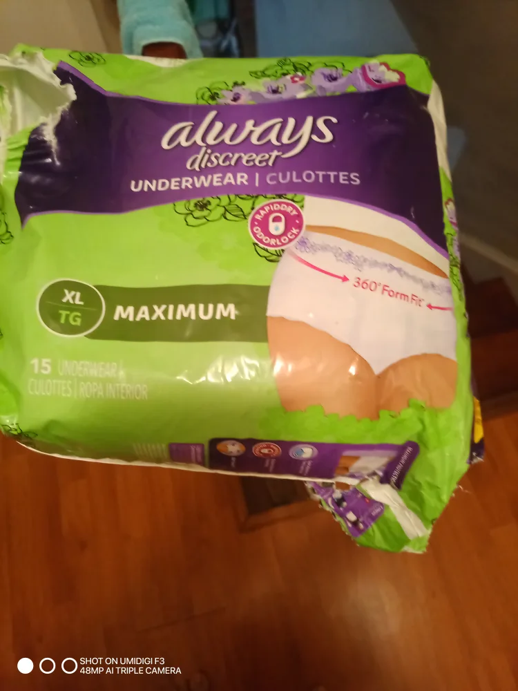 Always Discreet Underwear XL - Maximum Absorbency thumbnail