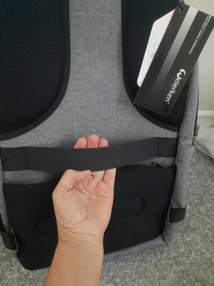 Grey Backpack with lots of space and pocket - photo 3