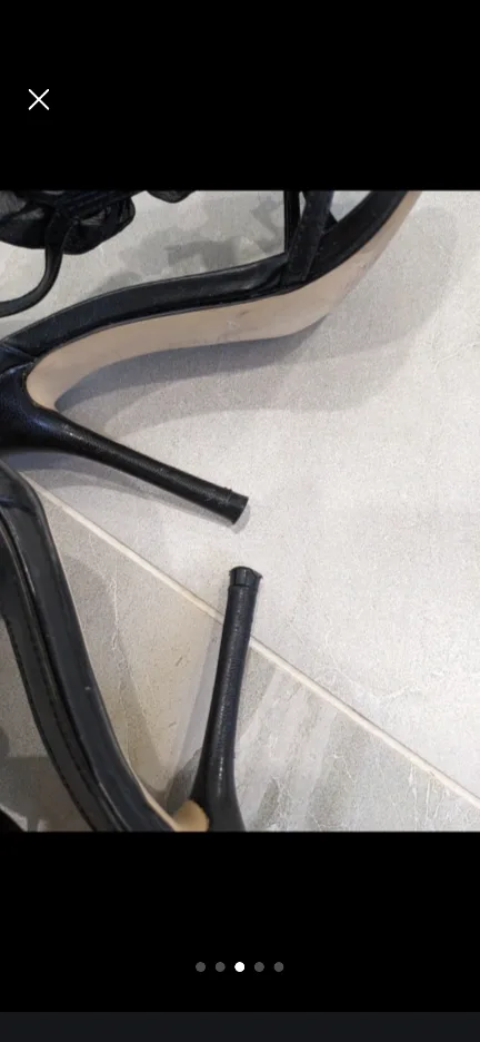 Aldo heels/ sandals with black roses image indicator(3)