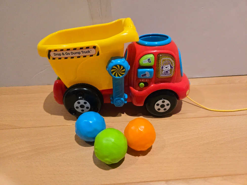 VTech Drop & Go Dump Truck with Balls thumbnail