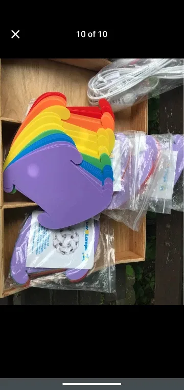 pride rainbow colour DIY hanging pendant lamps image indicator(9)