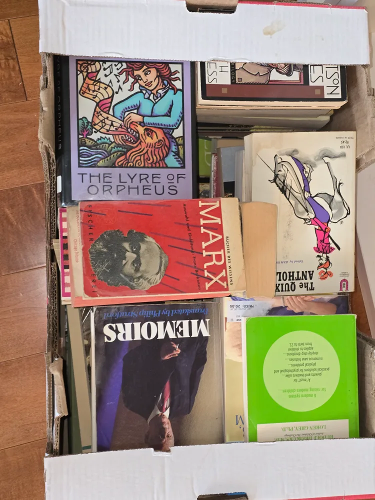 Box of Assorted Books - #freecycle thumbnail