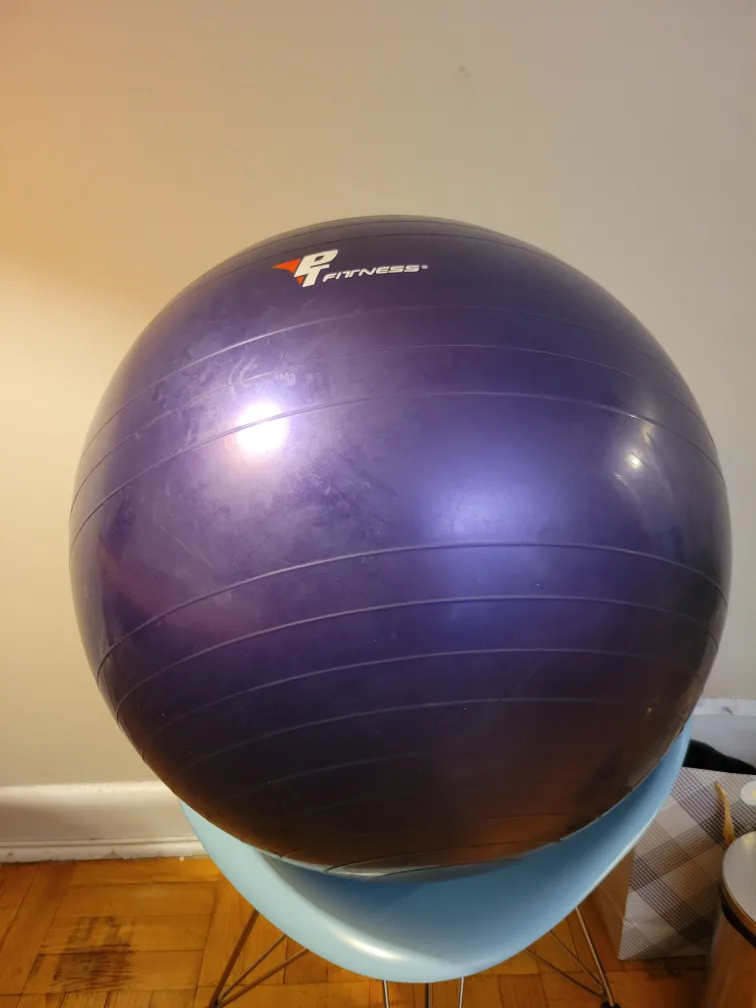 Purple Exercise Ball Planet Fitness thumbnail