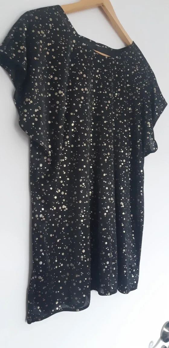 Black & Gold Polka Dot Blouse image indicator(2)