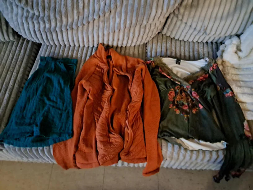 Assorted Women's Clothing - Skirt, Cardigan, Top thumbnail