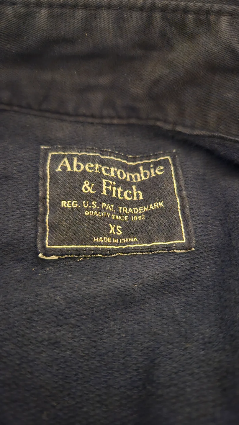 Abercrombie & Fitch Navy Shirt Jacket XS image indicator(2)