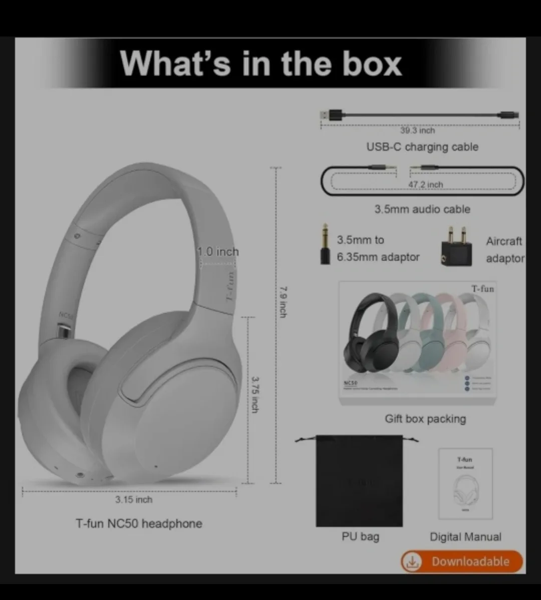 Hybrid Active Noise Cancelling Headphones (pink) image indicator(6)