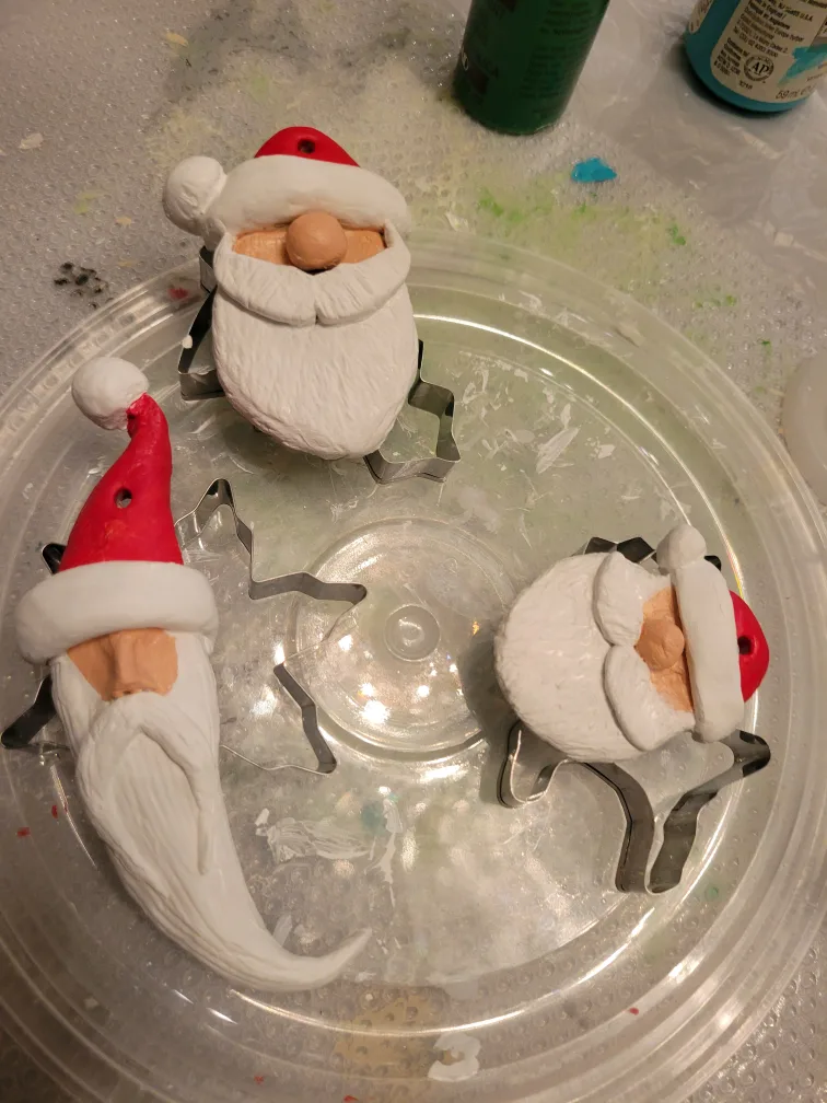 Handmade Santa Christmas Ornament Collection $7 each image indicator(4)