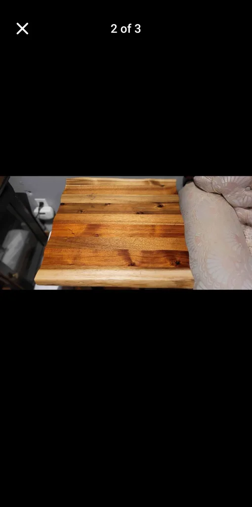 Live Edge Wood Side Table (MOVING SALE ) image indicator(3)