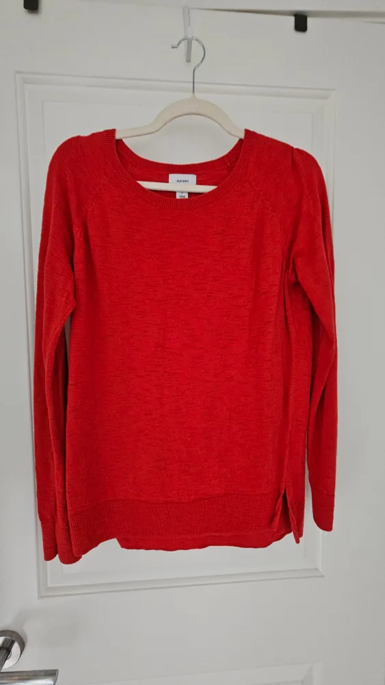 Old Navy Orange Crewneck Sweater - Small thumbnail