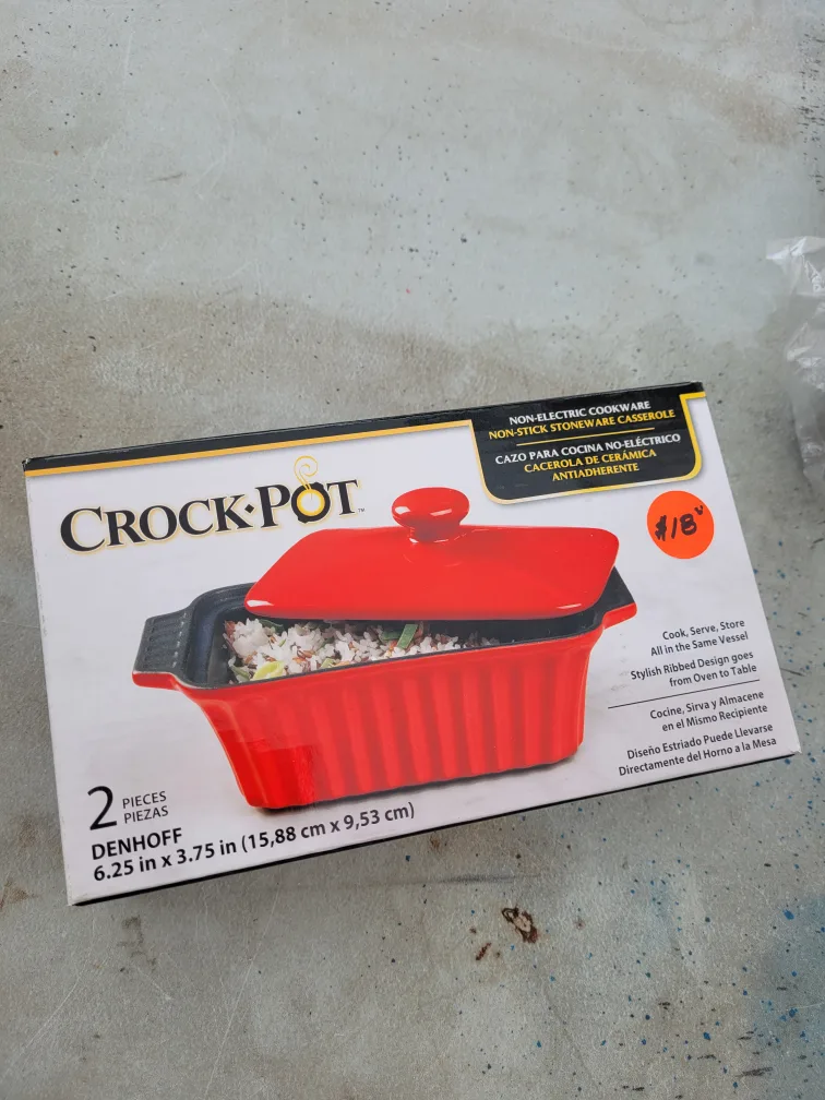 Crock-Pot Stoneware Casserole Dish thumbnail