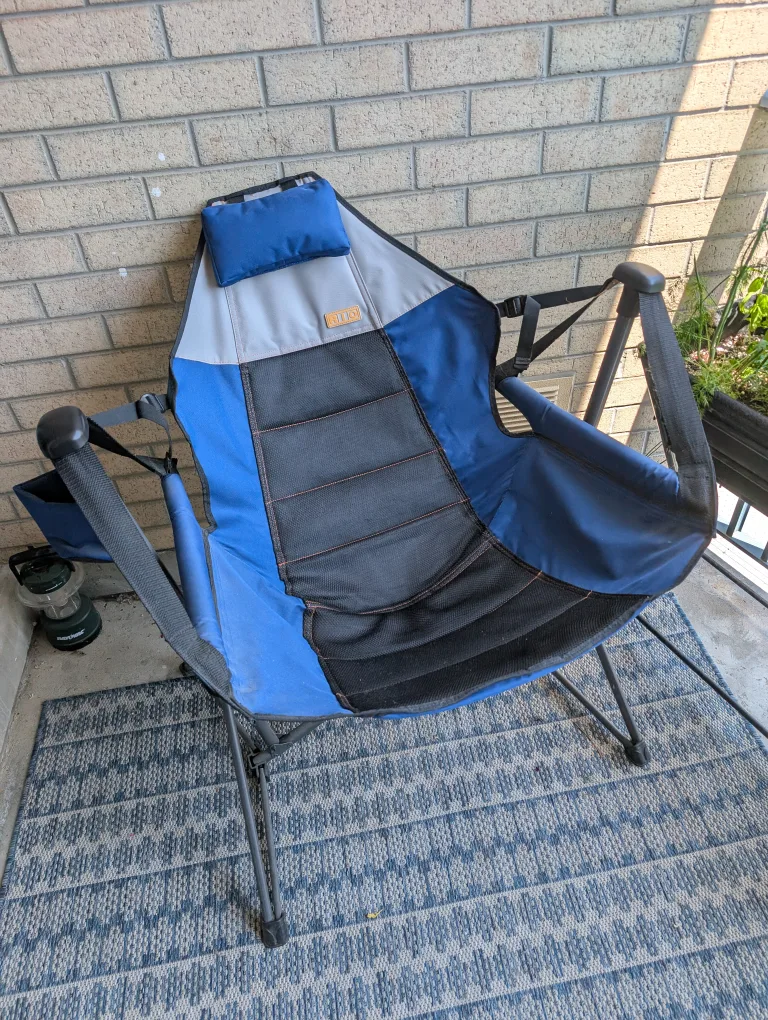 2 x RIO Gear Hammock Lounger Chairs - Blue/Grey image indicator(3)
