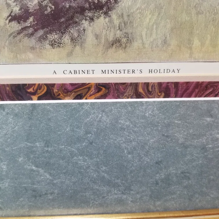 Framed Print - A Cabinet Minister's Holiday image indicator(4)