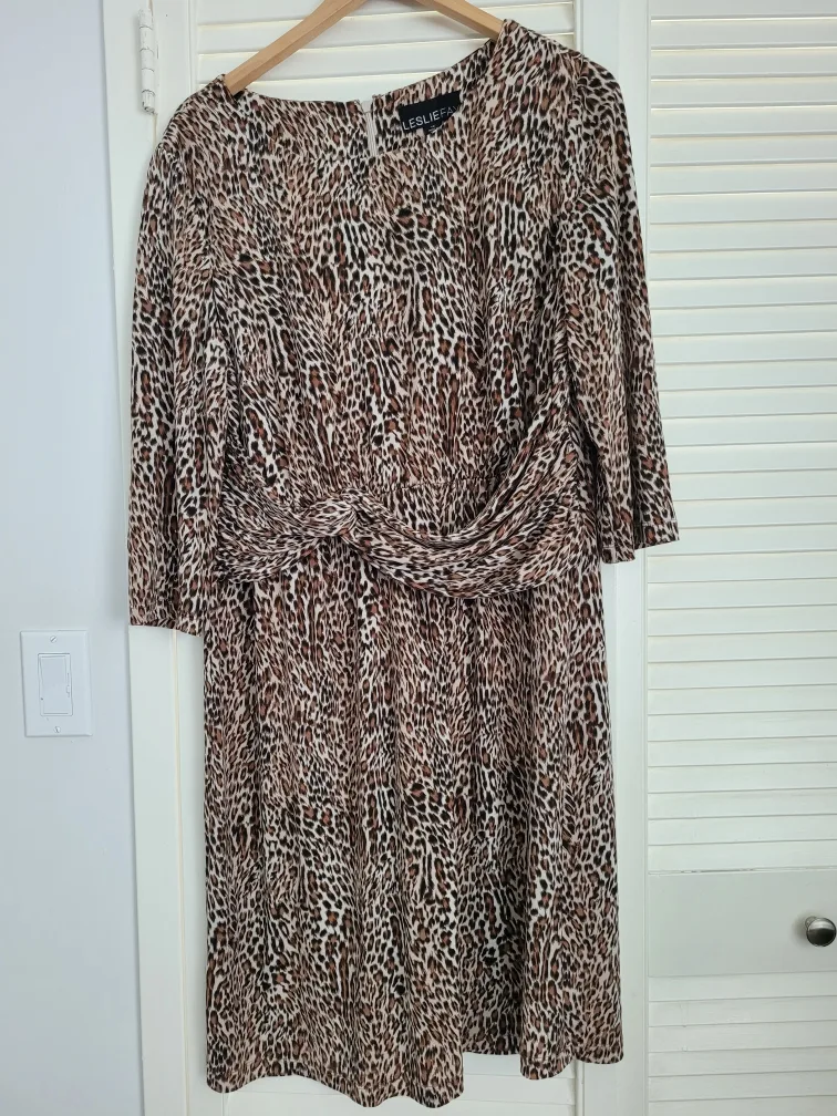 Leopard Print Dress size 16 thumbnail