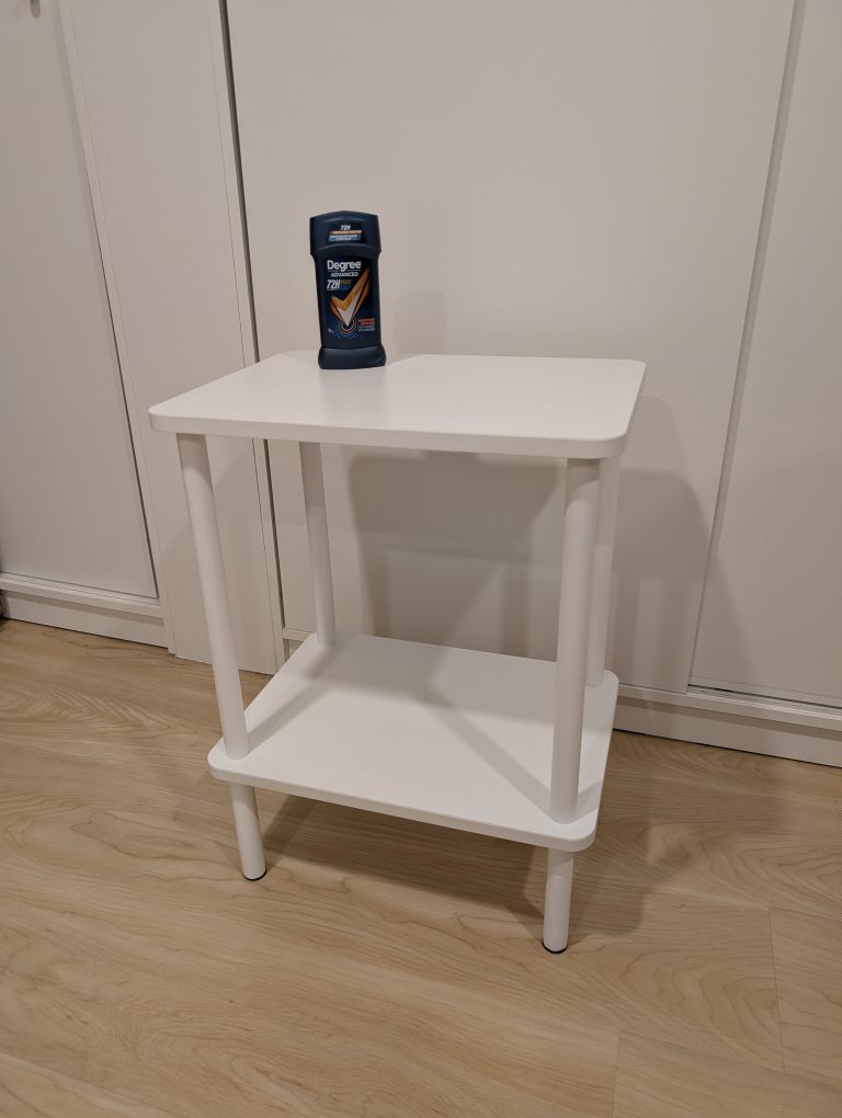 White side table