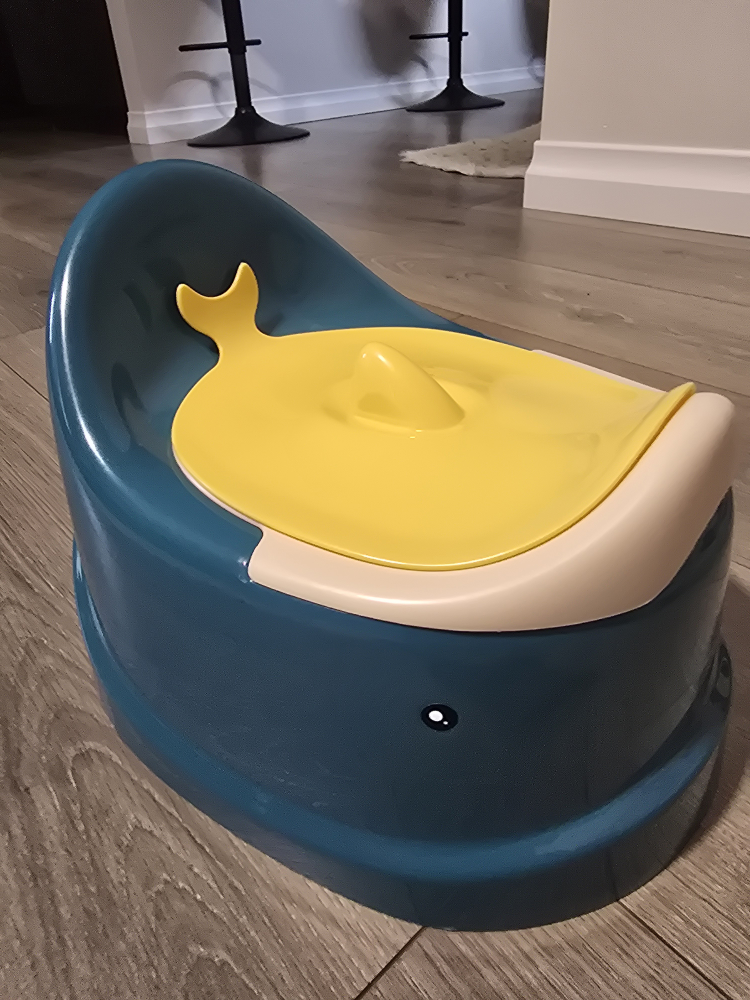 Whale Potty Training Toilet - Blue & Yellow