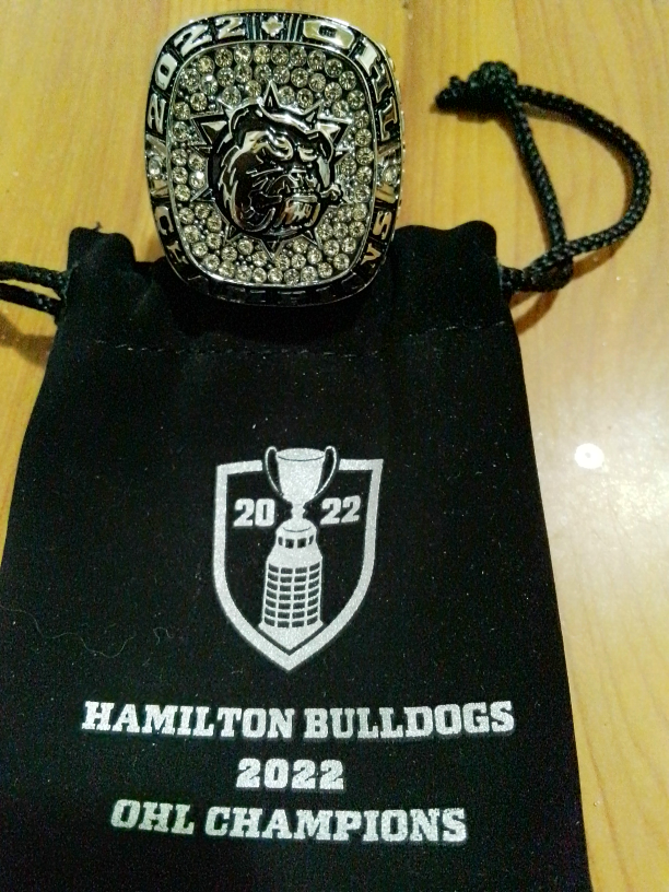 Hamilton Bulldogs 2022 OHL Championship Ring