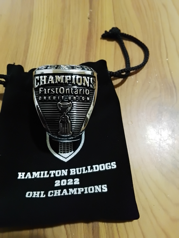 Hamilton Bulldogs 2022 OHL Championship Ring - photo 3