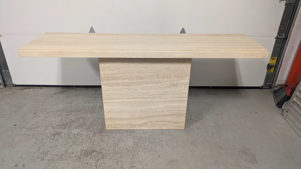 Travertine Stone Console Table image indicator(2)