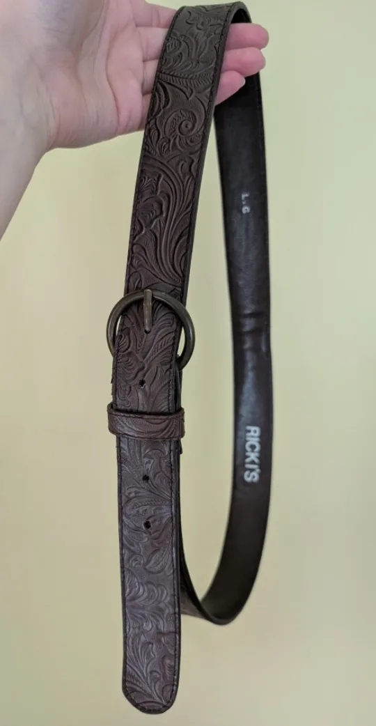 Rickis Brown Leather Belt thumbnail