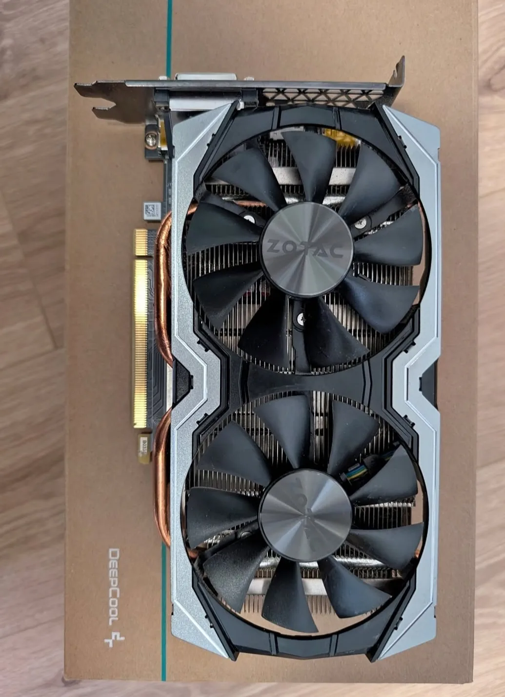 Zotac GPU NVIDIA GEFORCE GTX 1060 6GB. New thermal paste thumbnail