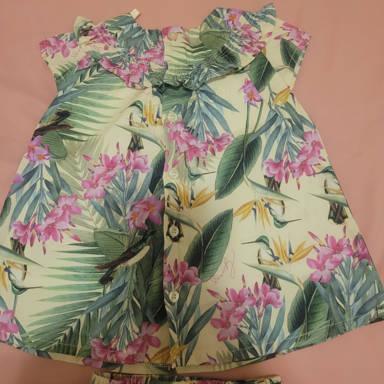 Guess Baby Dress & Bloomer Set - Floral Print - photo 3