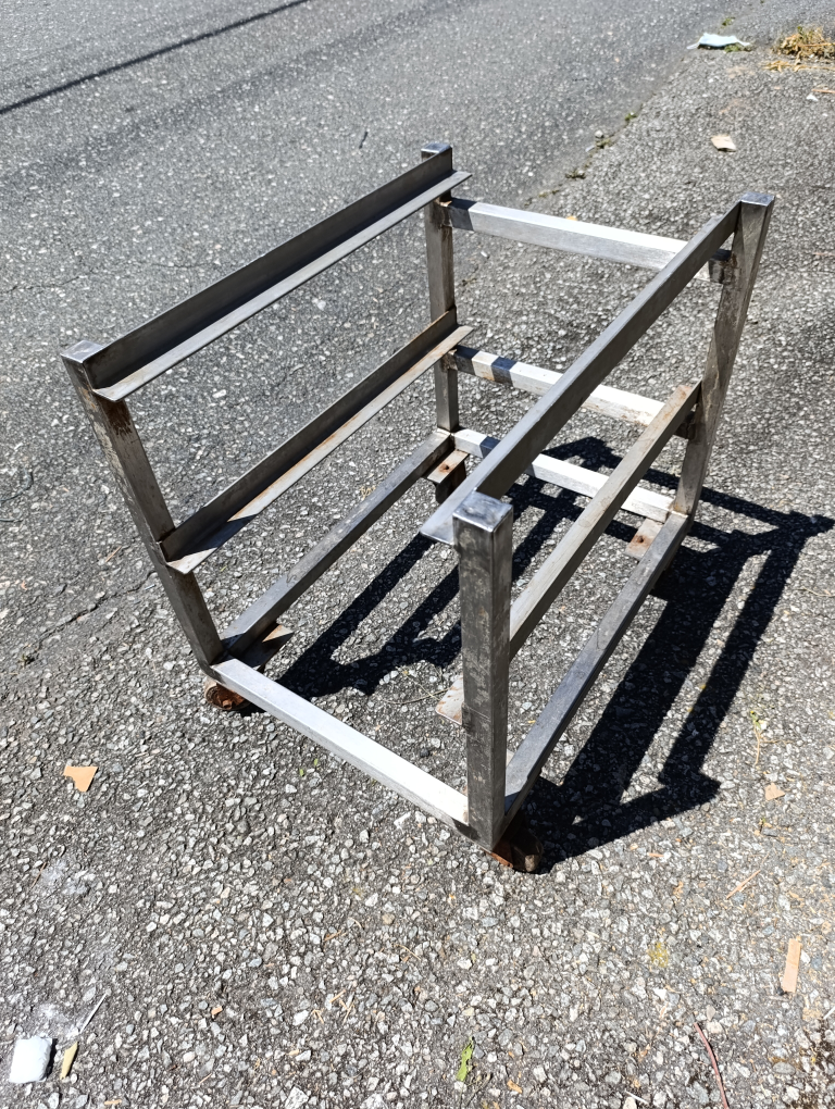 Stainless Steel Rolling Cart Frame - photo 2