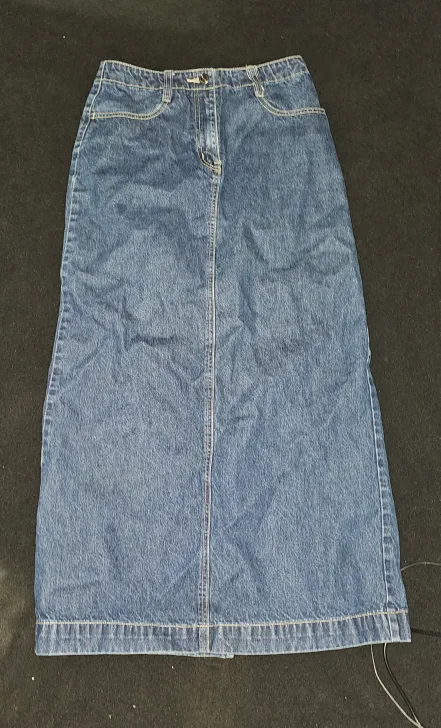 #freecycle Denim Maxi Skirt thumbnail