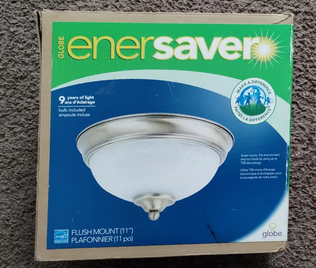 Enersaver Ceiling light fixtures #freecycle thumbnail