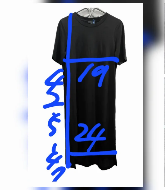 COS High-Low T-Shirt Dress  Size Relaxed-Fit S/M image indicator(2)