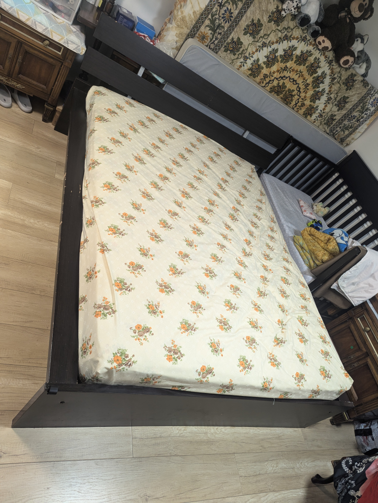 Wooden Bed Frame queen size