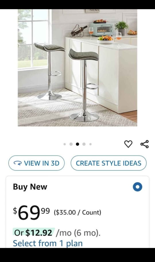 Bar Stools - Set of 2