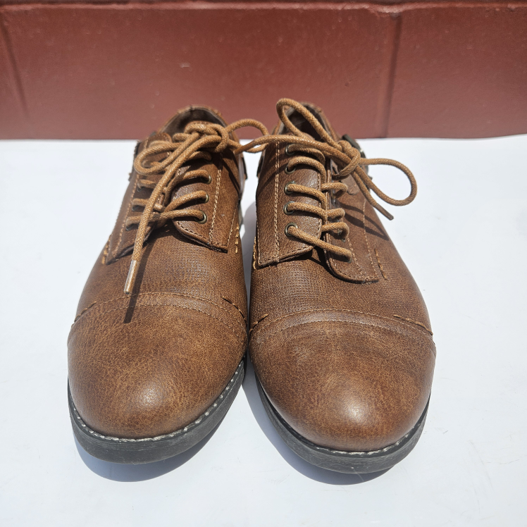 SoftMoc Loafer Style Woman's Brown lace up Shoes, Buckle Accent - photo 3
