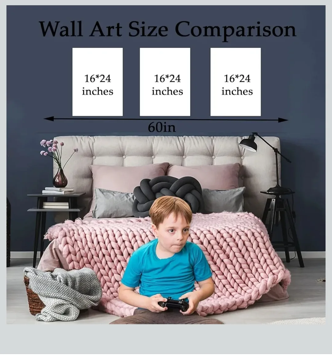 Gamer Wall Art Canvas Posters (Set of 3) image indicator(9)