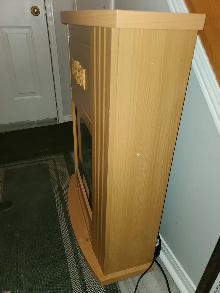 Corner Electric Fireplace image indicator(9)