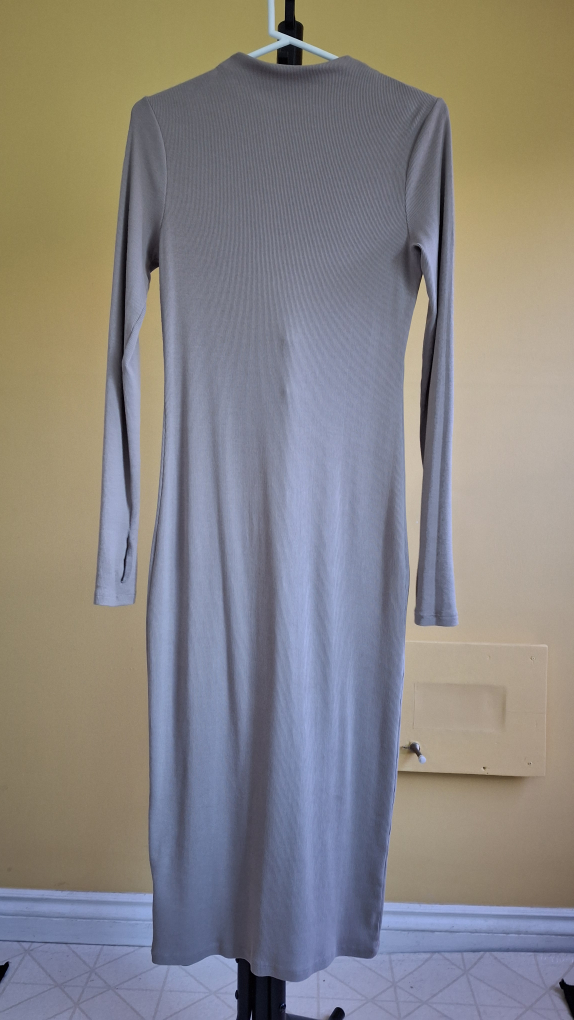H&M Ribbed Long Sleeve Dress - Size M - photo 2