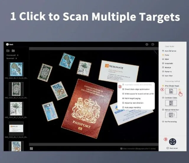 Portable Scanner image indicator(9)