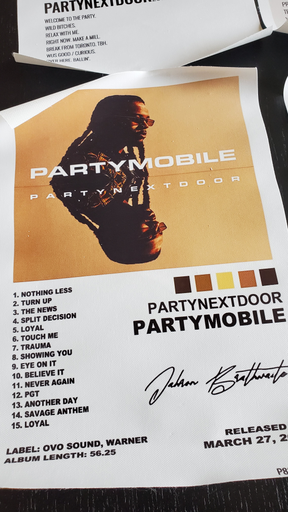 PARTYNEXTDOOR Canvas Posters - photo 3