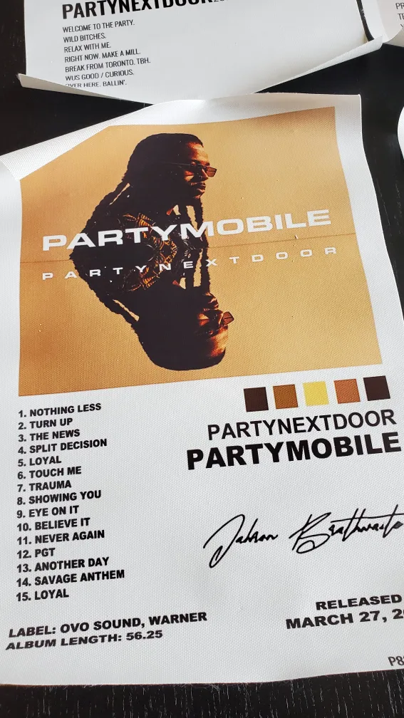PARTYNEXTDOOR Canvas Posters image indicator(3)
