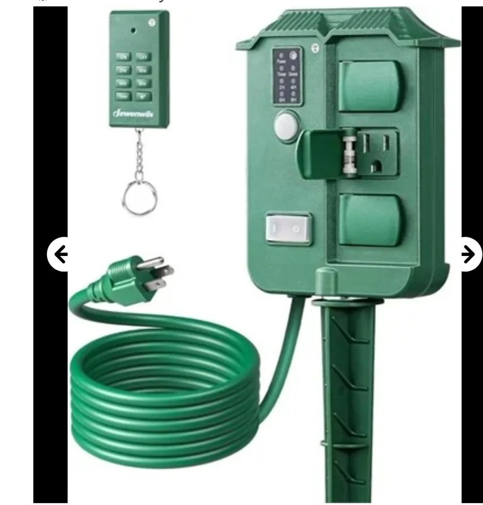 New DEWENWILS Outdoor Power Stake Timer thumbnail