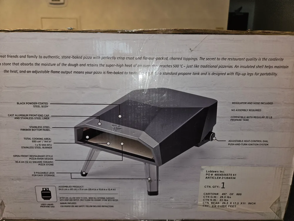 New PC Propane-Powered Pizza Oven image indicator(4)